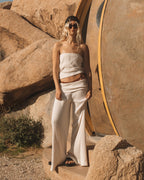 Talley Tube Top - White Cap
