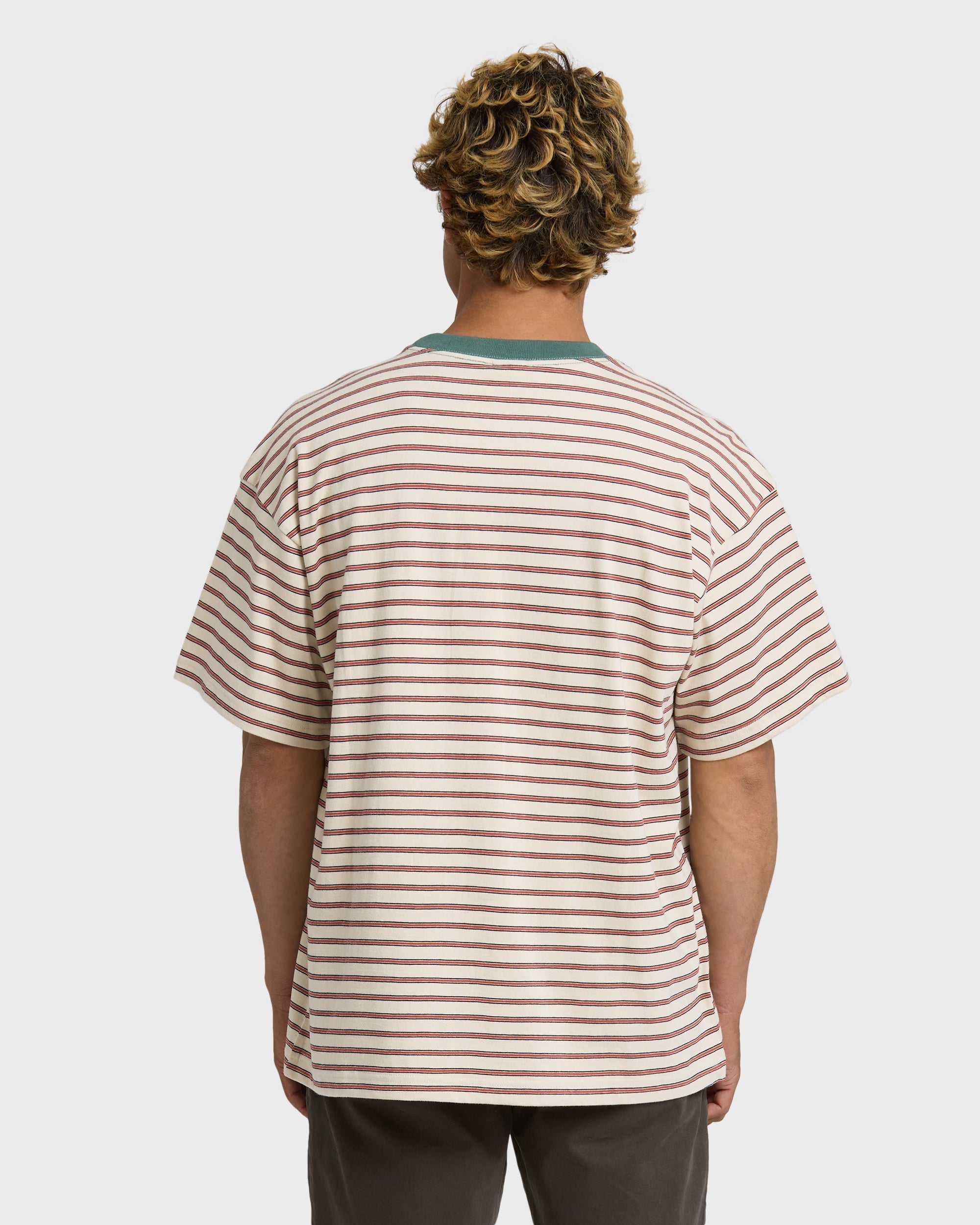 Baxter Crew Short Sleeve T-Shirt - Oatmeal