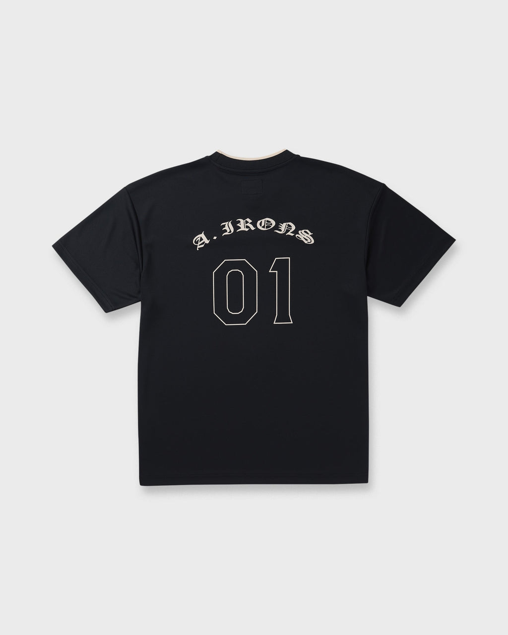 A.I. Mesh Jersey Short Sleeve T-Shirt - Black