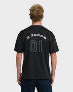 A.I. Mesh Jersey Short Sleeve T-Shirt - Black