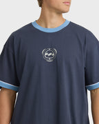 Spec Ringer Short Sleeve T-Shirt - Vintage Navy