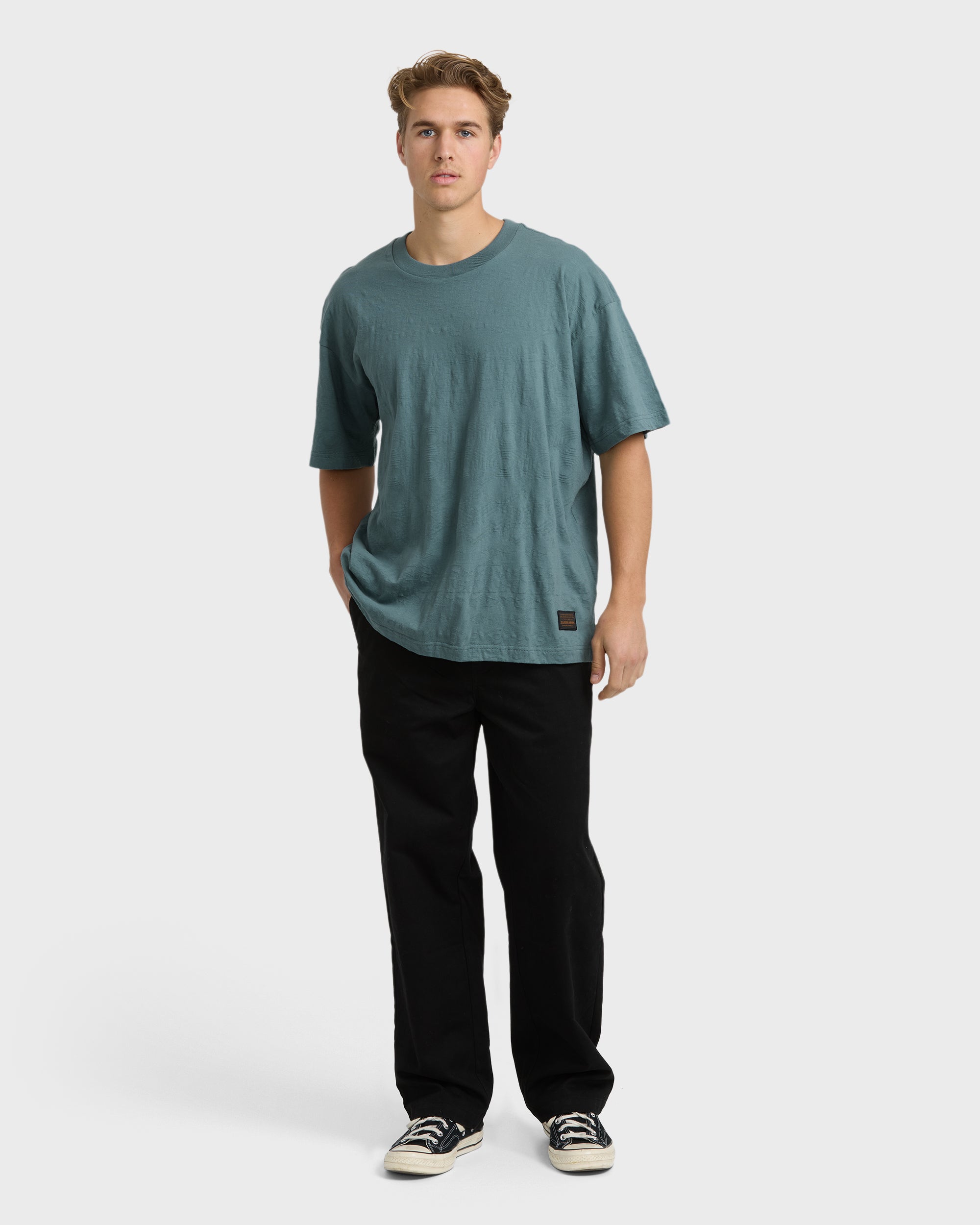 Needle Garage Short Sleeve T-Shirt - Ash
