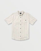 All Day Stripe Short Sleeve Shirt - Off White