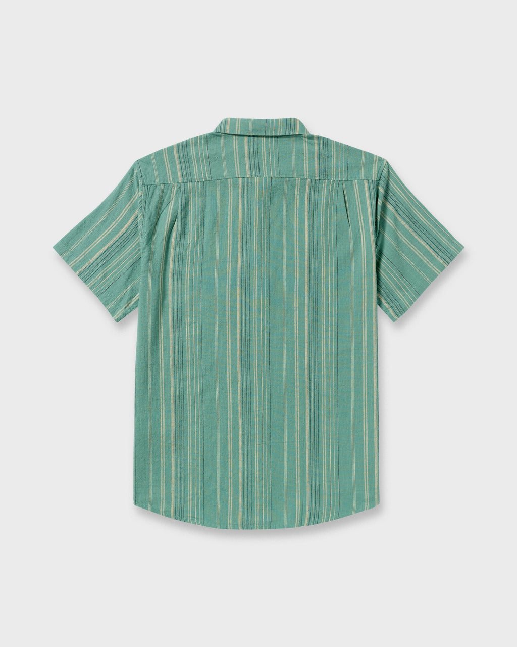 All Day Stripe Short Sleeve Shirt - Sage Green