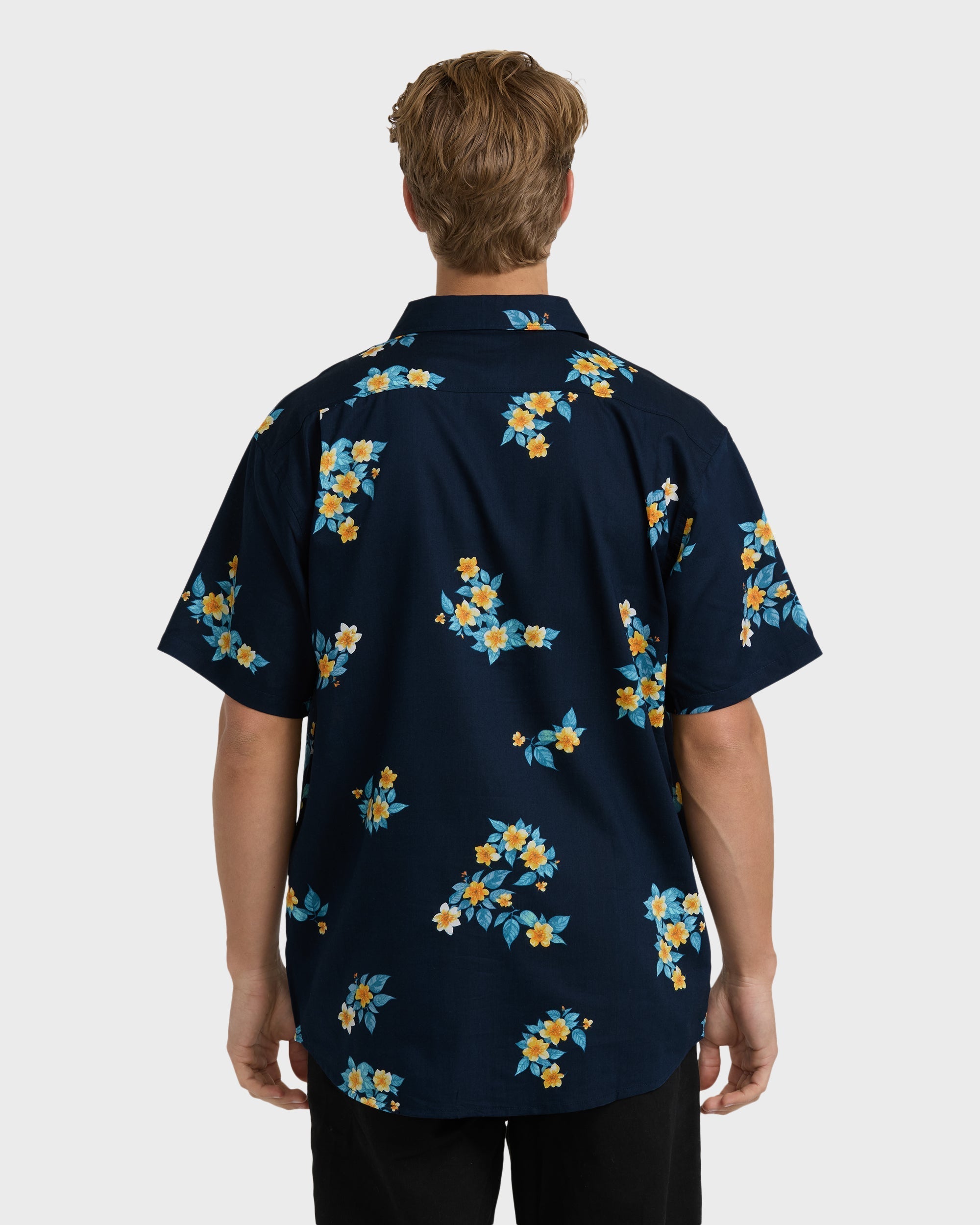 Sundays Mini Short Sleeve Woven Shirt - Navy