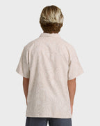 Sundays Jacquard Short Sleeve Woven Shirt - Ash