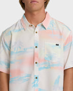 Sundays Lounge Short Sleeve Woven Shirt - Off White
