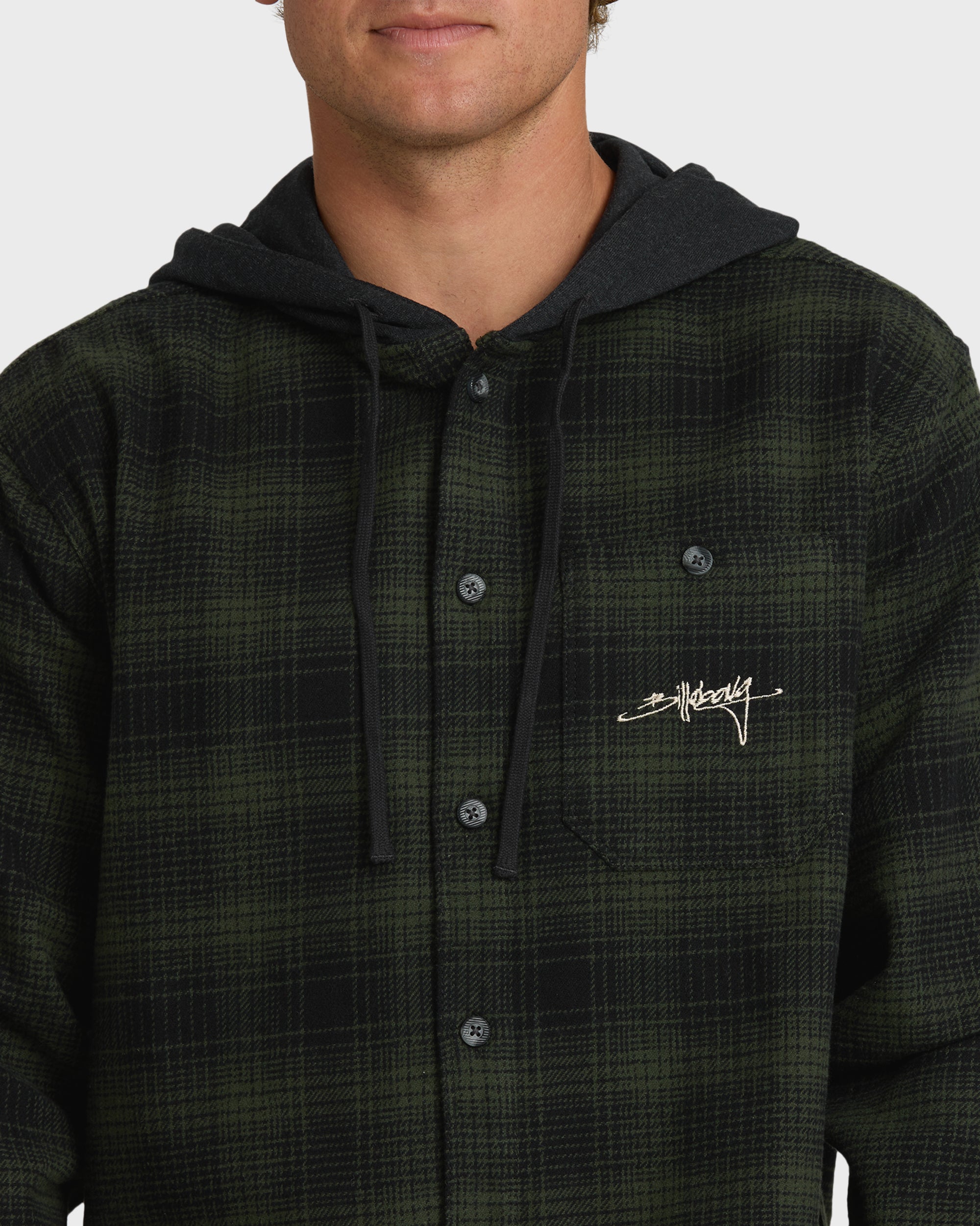 Baja Sur Flannel Shirt - Black
