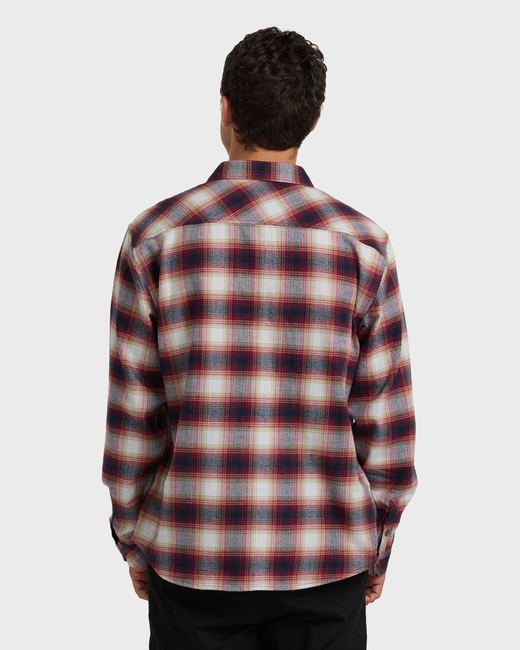 Coastline Long Sleeve Flannel Shirt - Plum