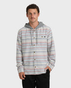 Baja Long Sleeve Flannel Shirt - Off White