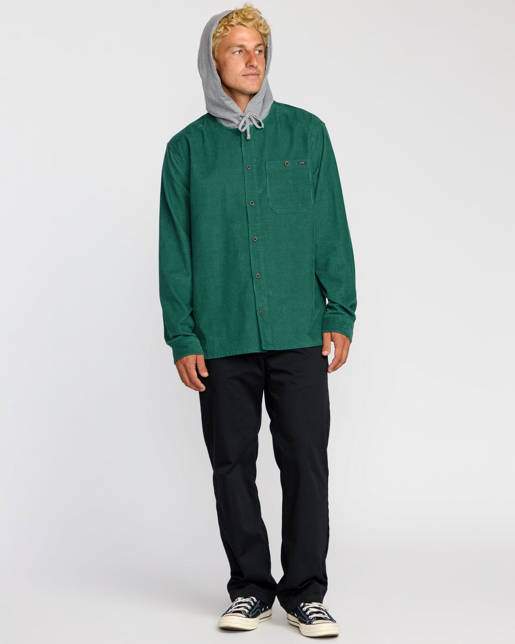 Baja Long Sleeve Flannel Shirt - Sage Green