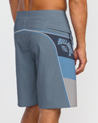 Straddie Airlite 20 Boardshorts - Steel Blue