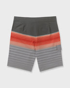 All Day Stripe Pro Performance 20 Boardshorts - Sunset
