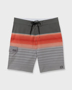 All Day Stripe Pro Performance 20 Boardshorts - Sunset