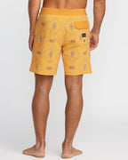 Good Times Lo Tide 18 Boardshorts - Dust Yellow