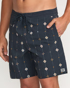 Good Times Lo Tide 18 Boardshorts - Navy