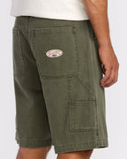 Bad Dog 21 Workwear Shorts - Dark Military