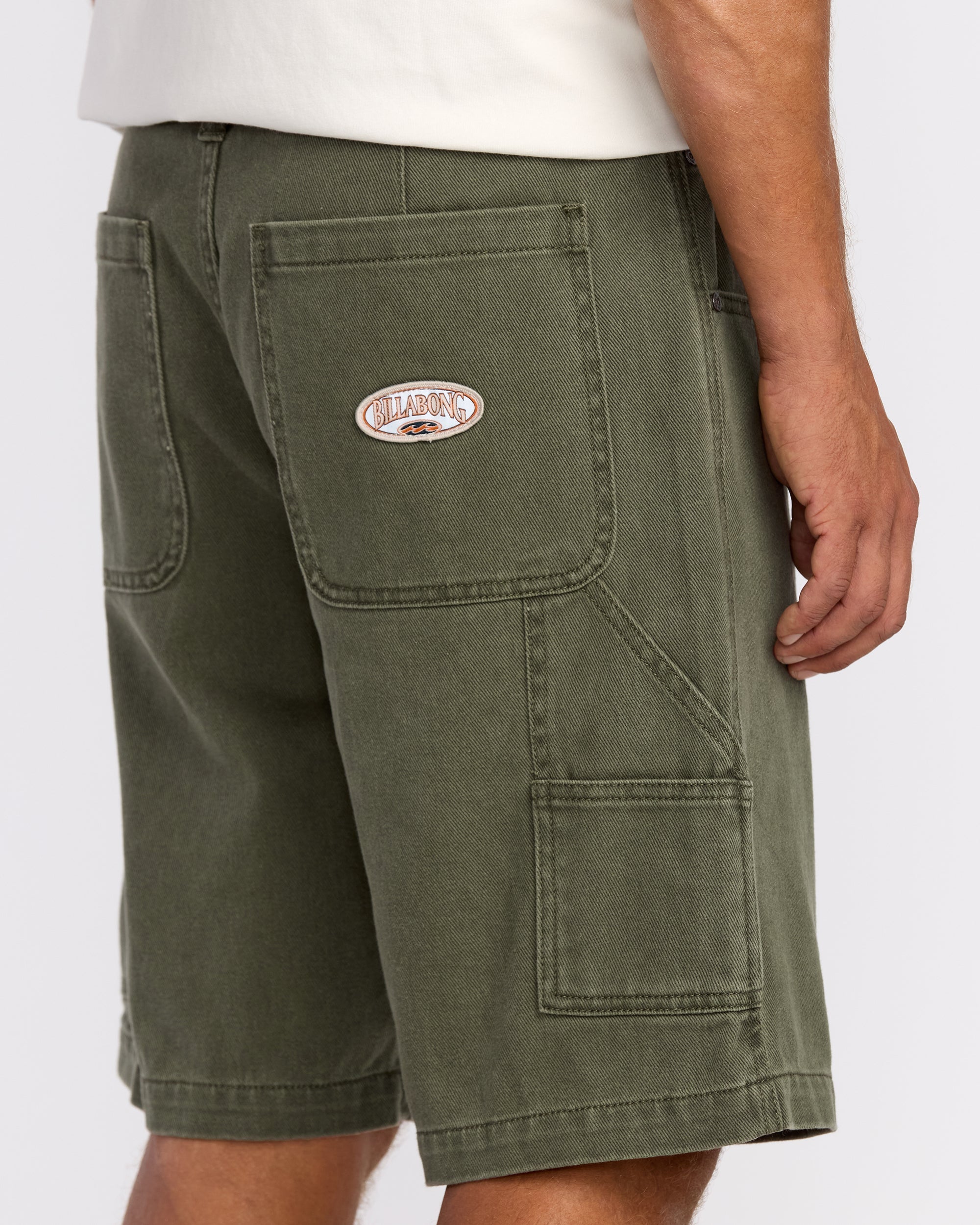 Bad Dog 21 Workwear Shorts - Dark Military