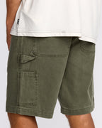 Bad Dog 21 Workwear Shorts - Dark Military
