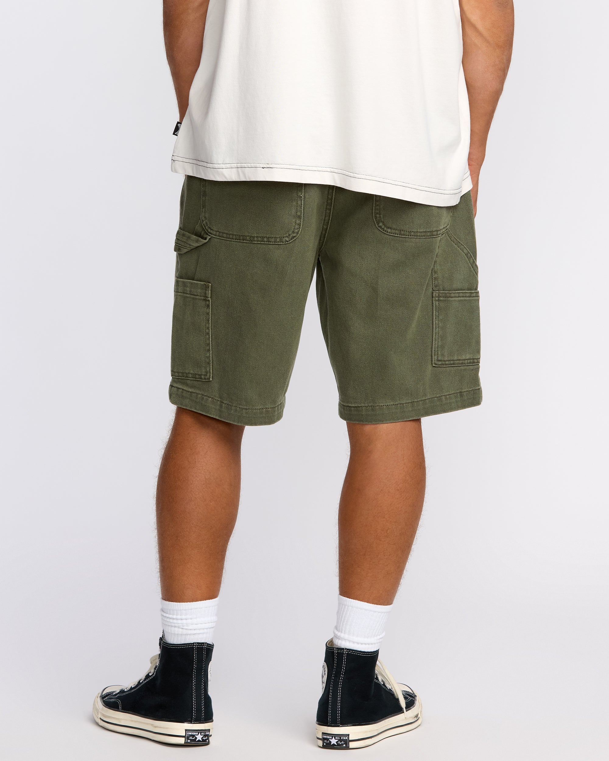 Bad Dog 21 Workwear Shorts - Dark Military
