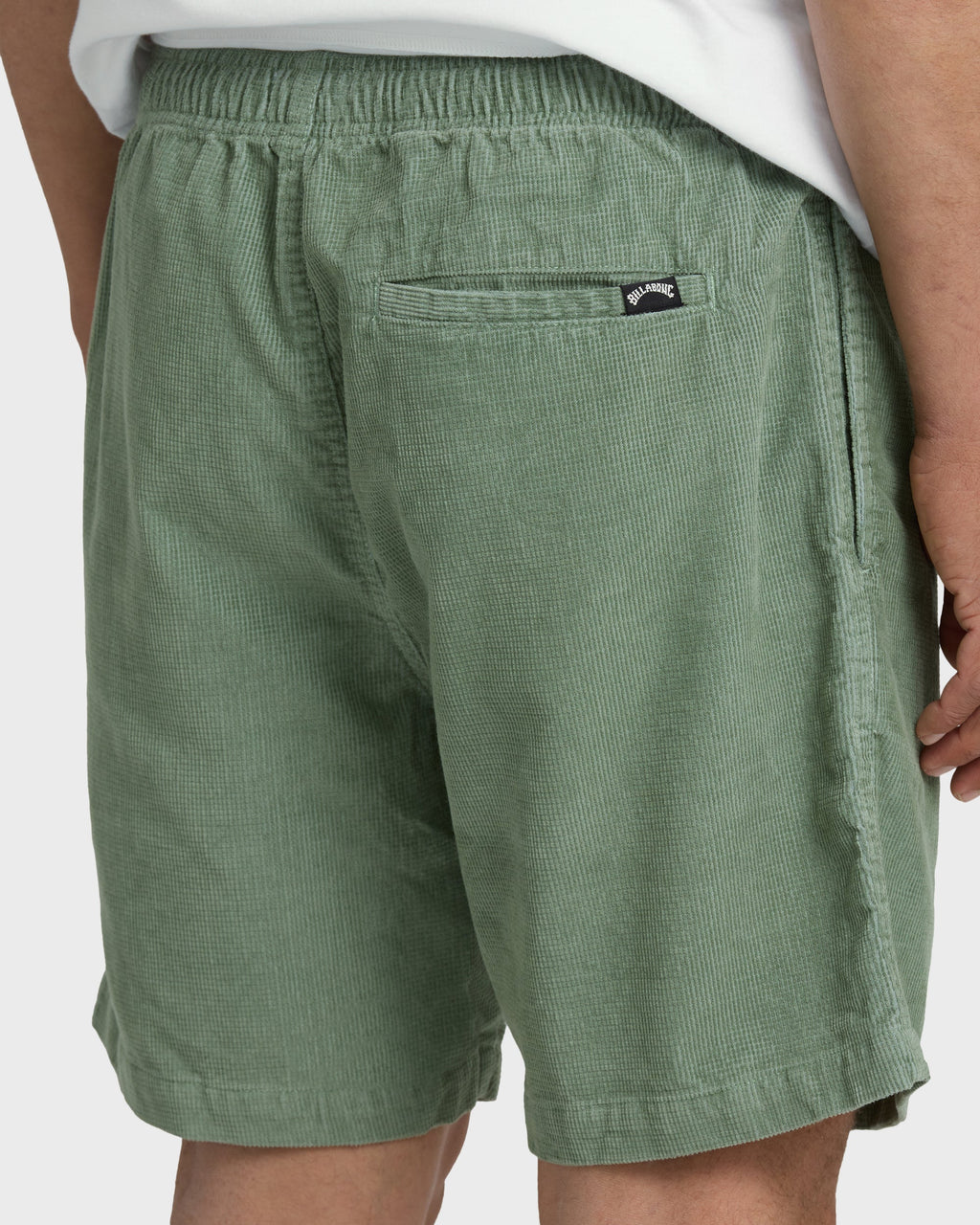 Larry Layback 19 Cord Shorts - Moss