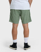 Larry Layback 19 Cord Shorts - Moss
