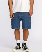 Bad Dog Workwear Shorts - Ocean Wash