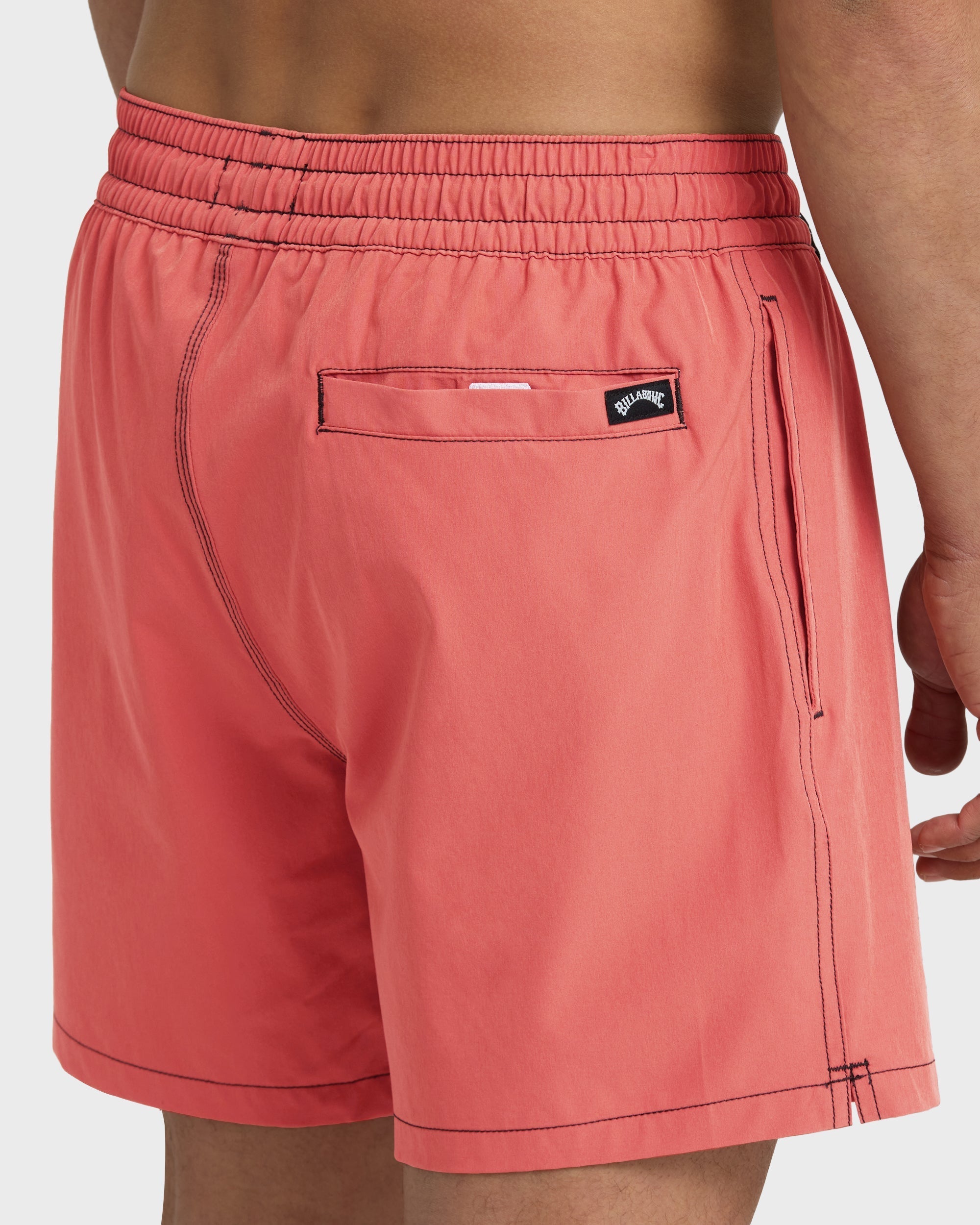 Lineup Solid Layback 16 Trunks - Bright Pink