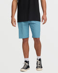 Crossfire Submersible 21 Hybrid Shorts - Glacier Blue