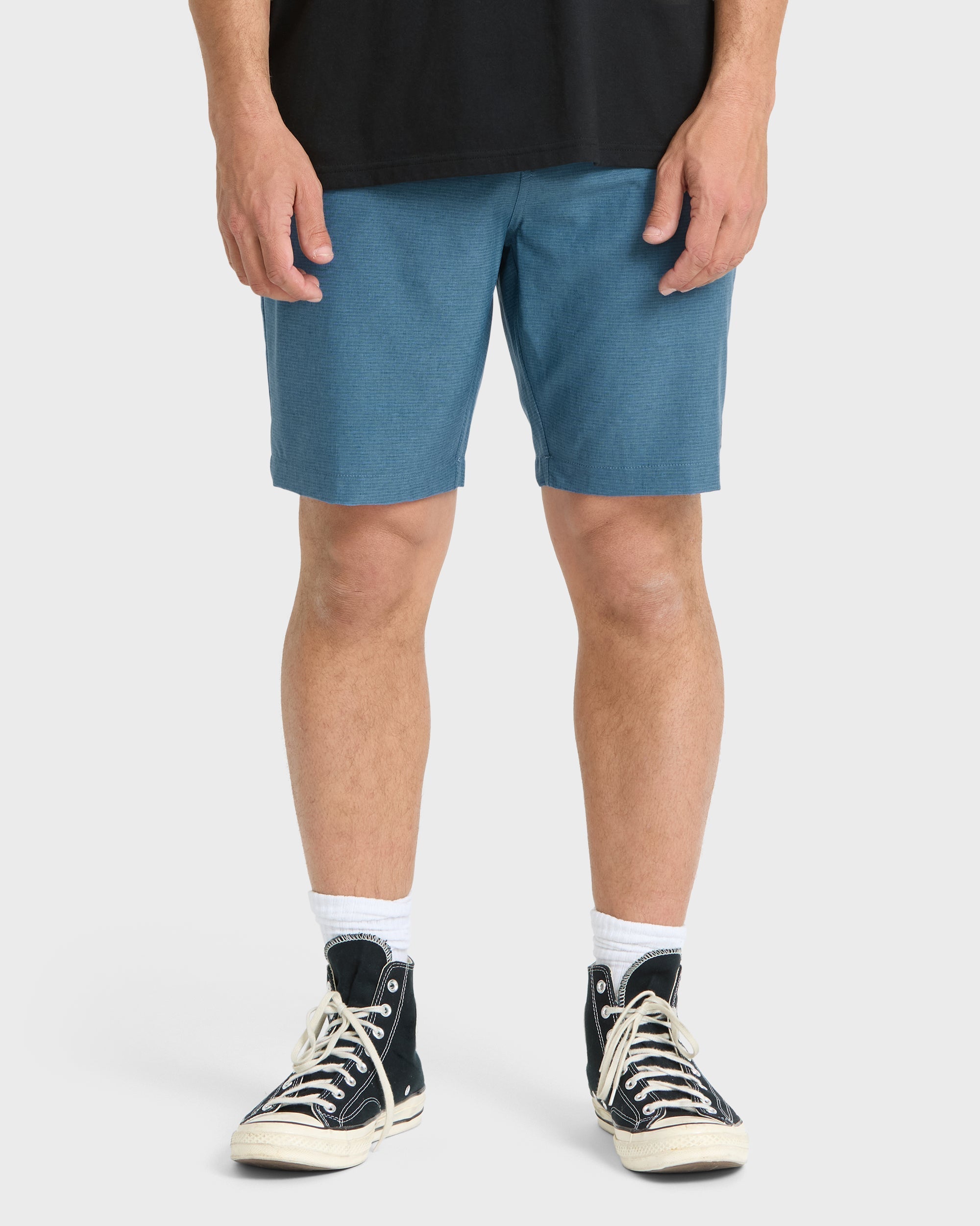 Crossfire Submersible 19 Hybrid Shorts - Blue Fog