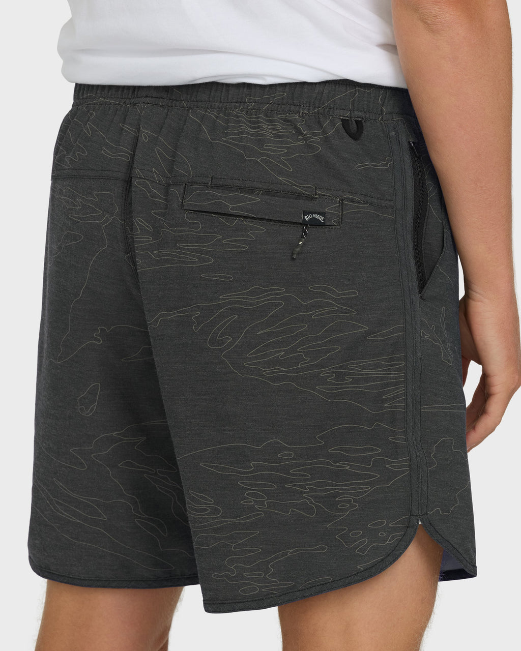 Surftrek Transit Elastic 17 Hybrid Shorts - Black Camo