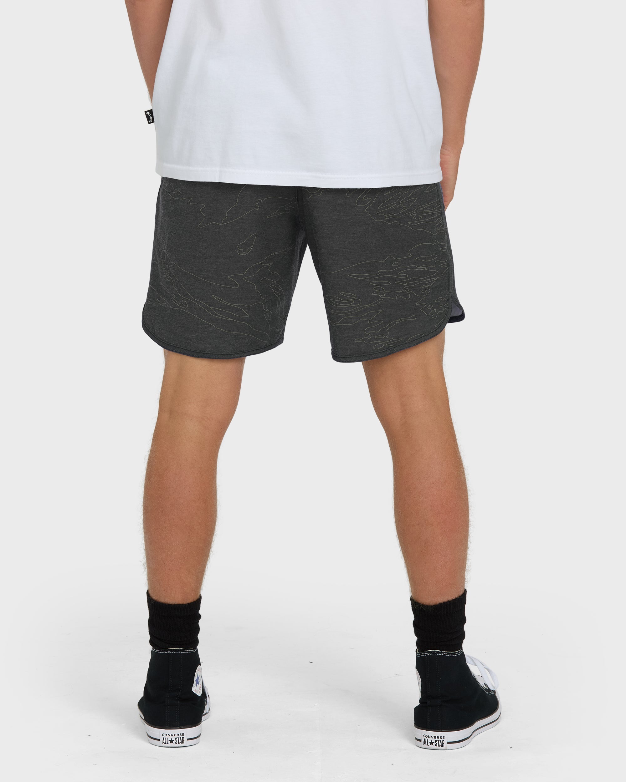 Surftrek Transit Elastic 17 Hybrid Shorts - Black Camo