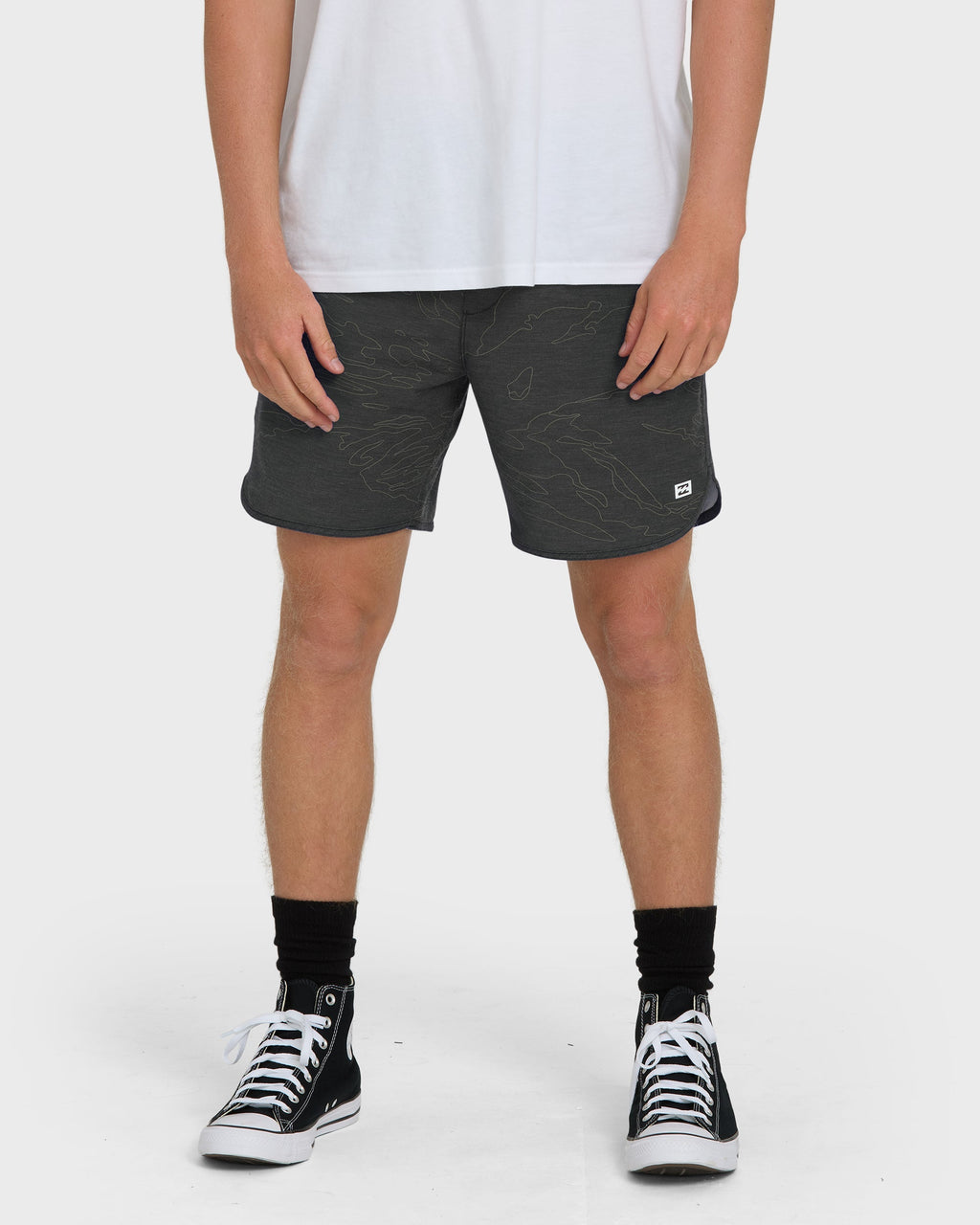 Surftrek Transit Elastic 17 Hybrid Shorts - Black Camo