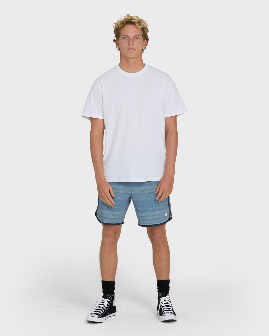 Surftrek Transit Elastic 17 Hybrid Shorts - Mid Blue