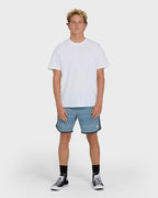 Surftrek Transit Elastic 17 Hybrid Shorts - Mid Blue