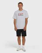 Kahili Hawaii Regular Short Sleeve Tee - Heather Gray