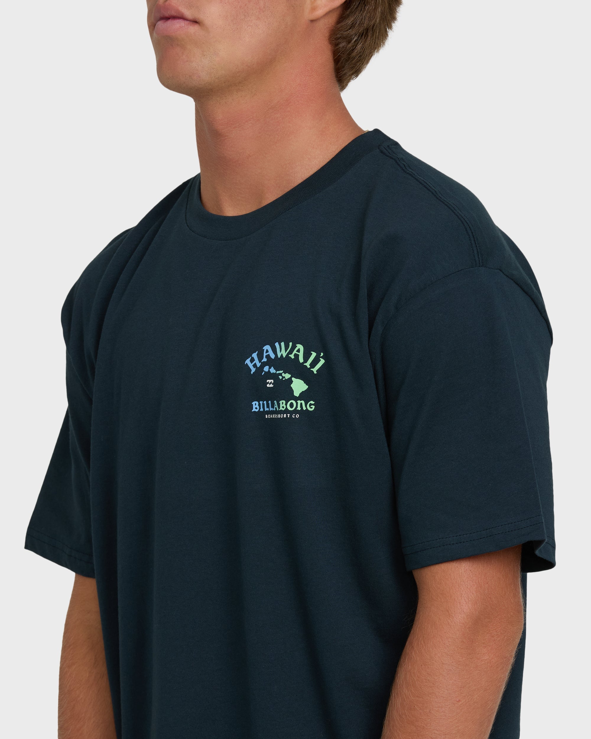 Island Chain Hawaii Regular Short Sleeve Tee - Navy