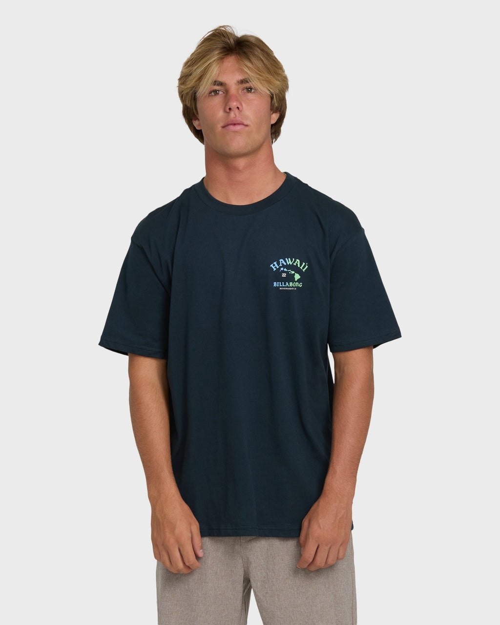 Island Chain Hawaii Regular Short Sleeve Tee - Navy
