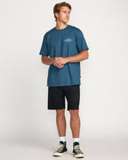 Diamond Arch Premium Tee - Deep Blue