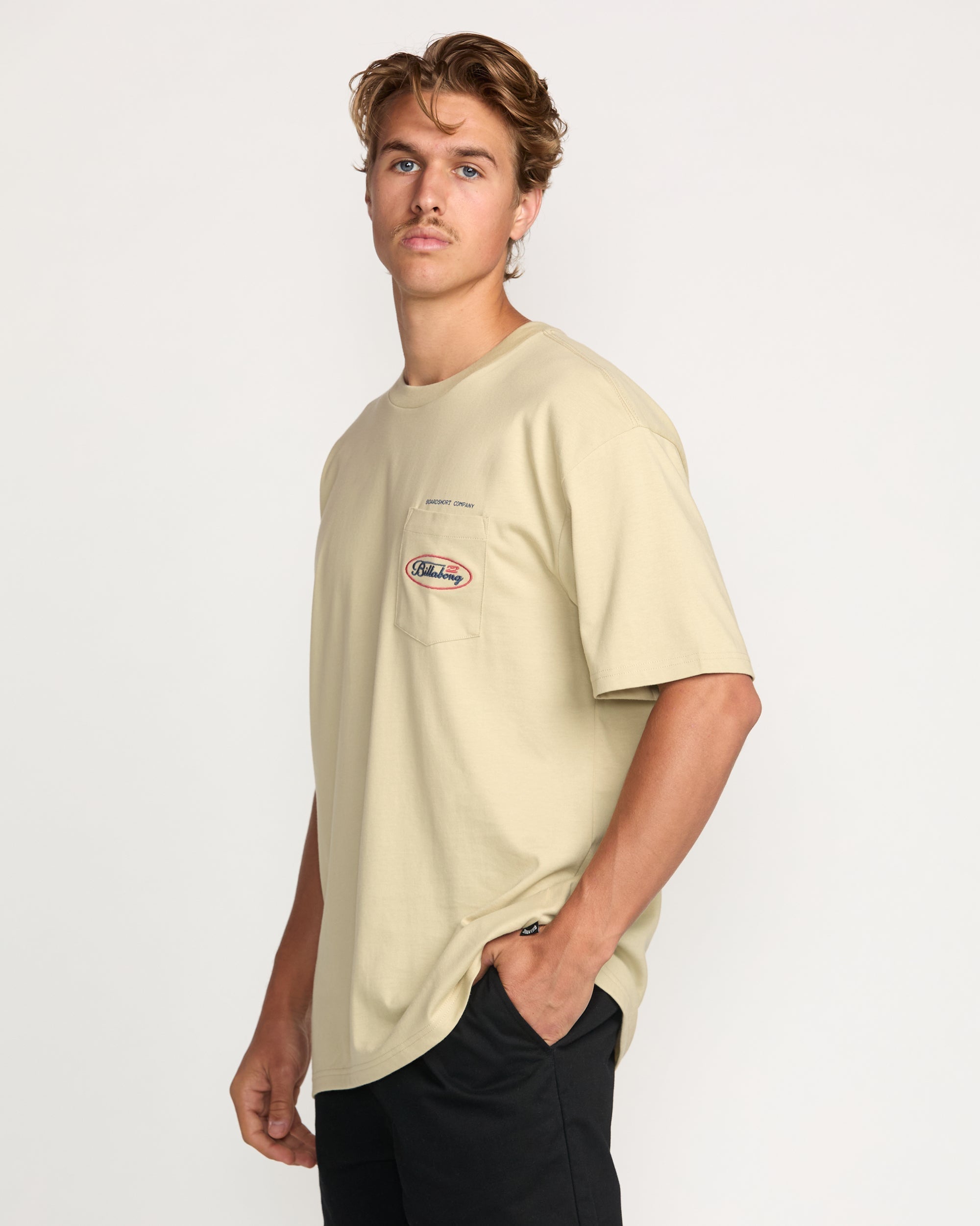 Bad Dog Pocket Regular Tee - Desert