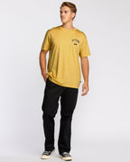 Arch Fade Premium Short Sleeve T-Shirt - Dust Yellow