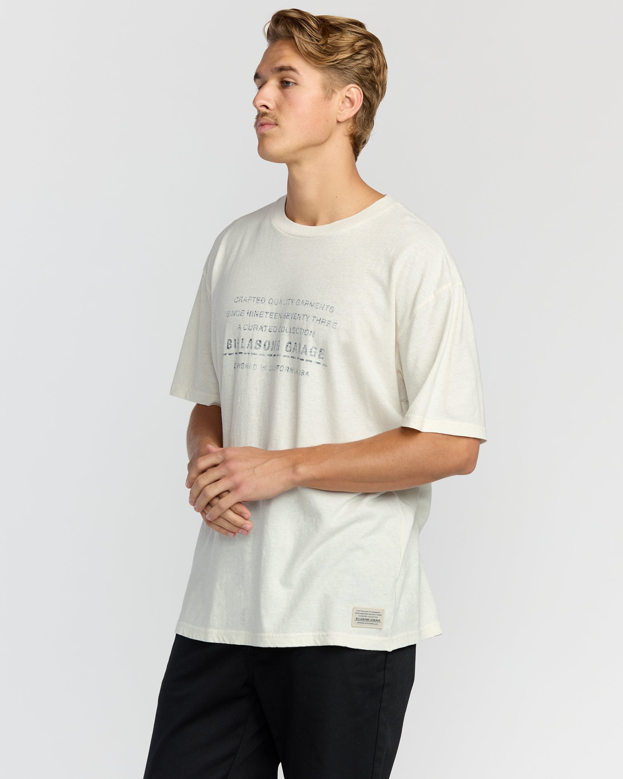 The Label Garage Regular Short Sleeve T-Shirt - Off White