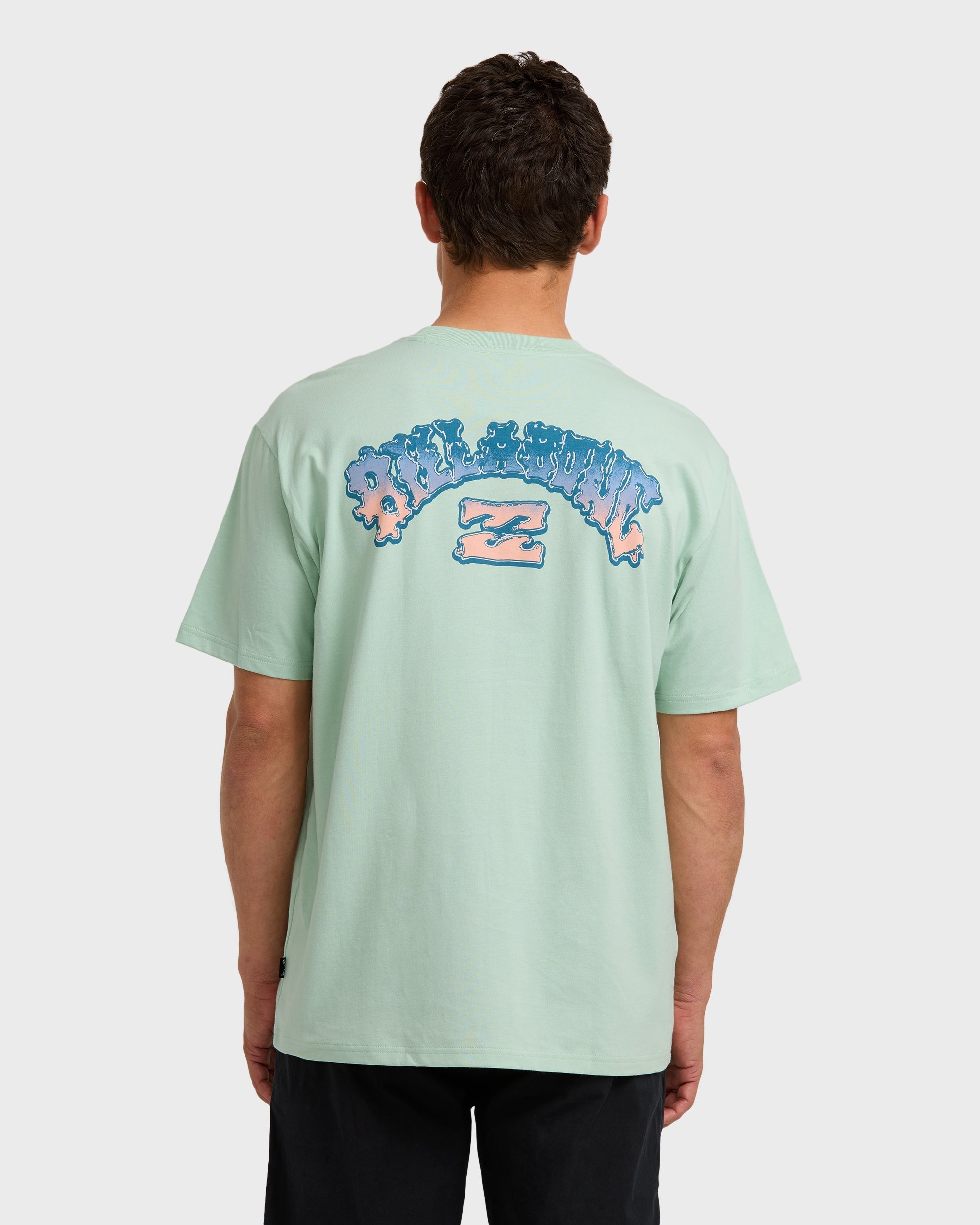 Wax Arch Regular Short Sleeve T-Shirt - Seafoam