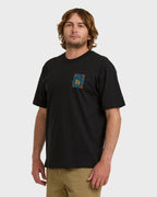 Solar Regular Short Sleeve T-Shirt - Washed Black