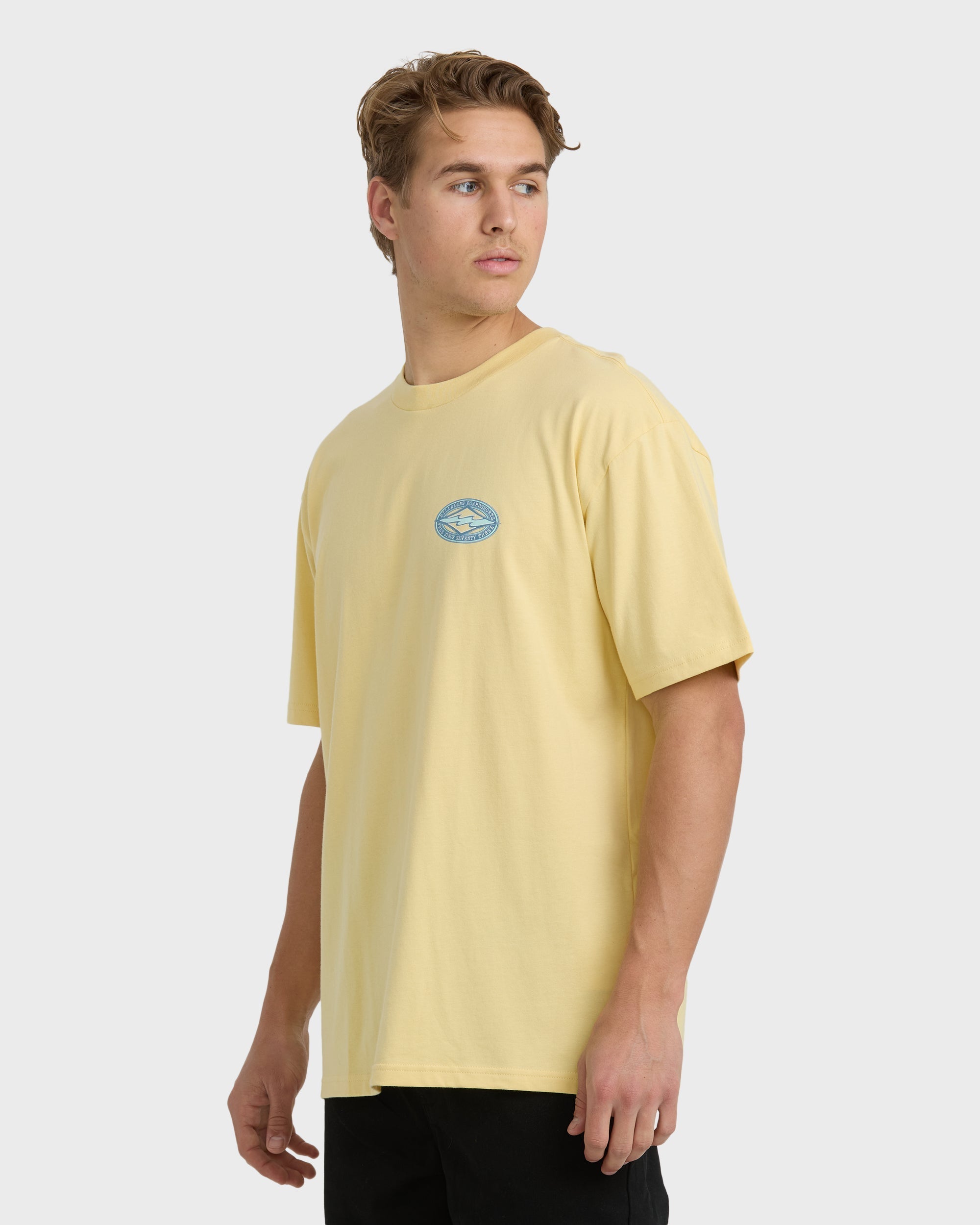 Rotor Diamond Regular Short Sleeve T-Shirt - Golden Yellow