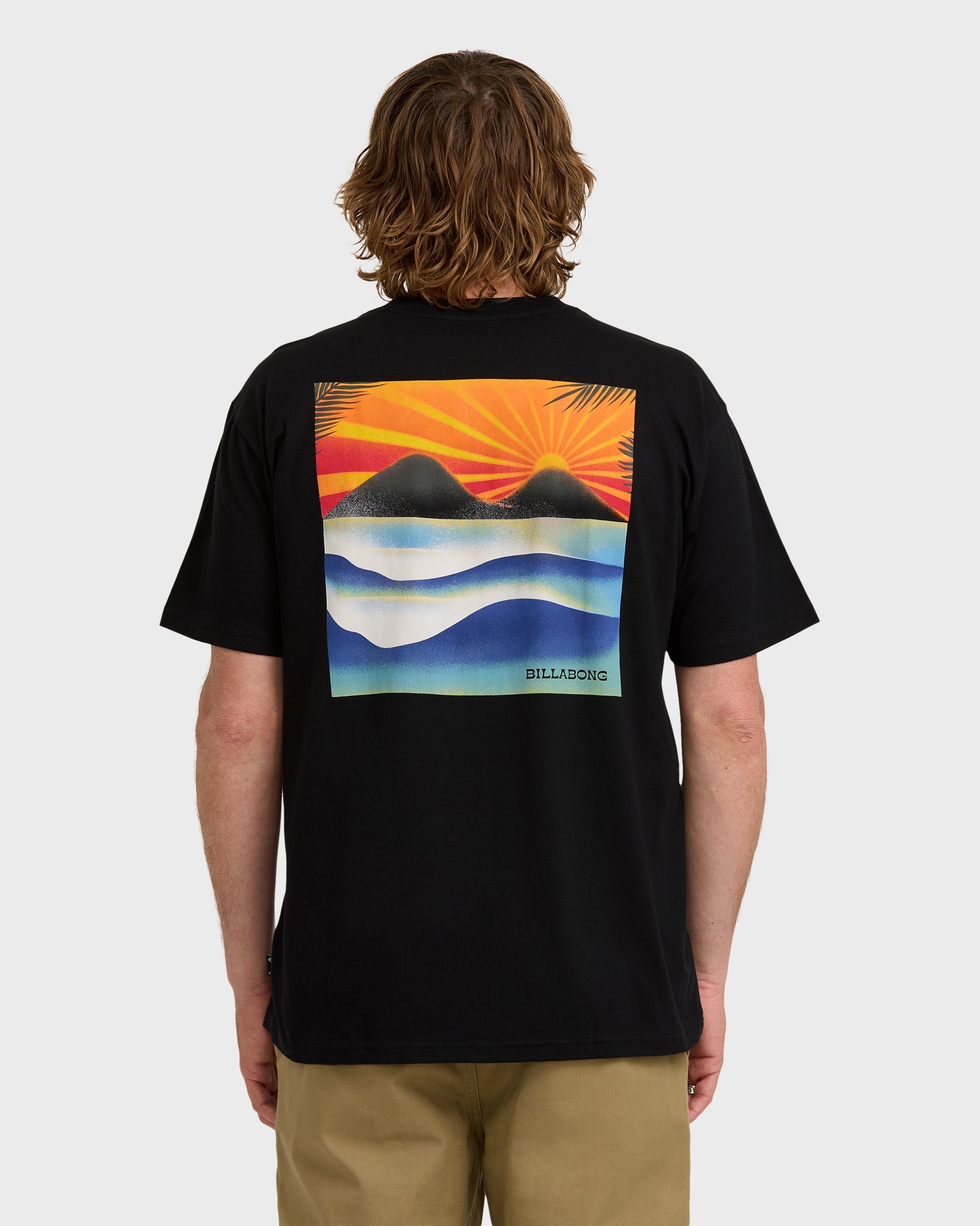 Surf Dreams Regular Short Sleeve T-Shirt - Black