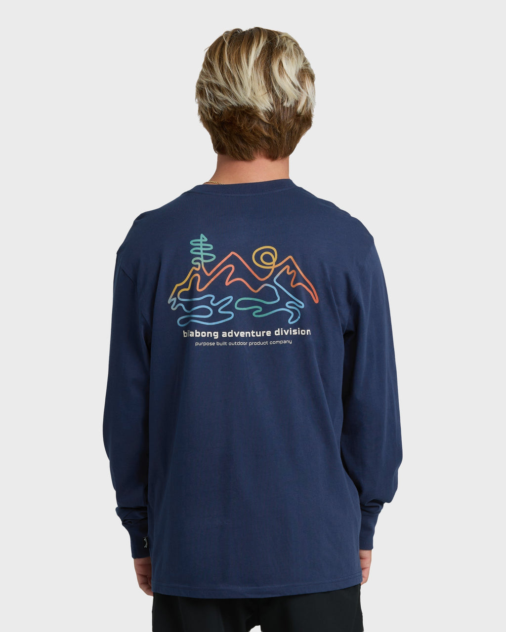 Range Adiv Premium Long Sleeve T-Shirt - Dark Blue