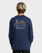 Range Adiv Premium Long Sleeve T-Shirt - Dark Blue