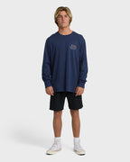 Range Adiv Premium Long Sleeve T-Shirt - Dark Blue