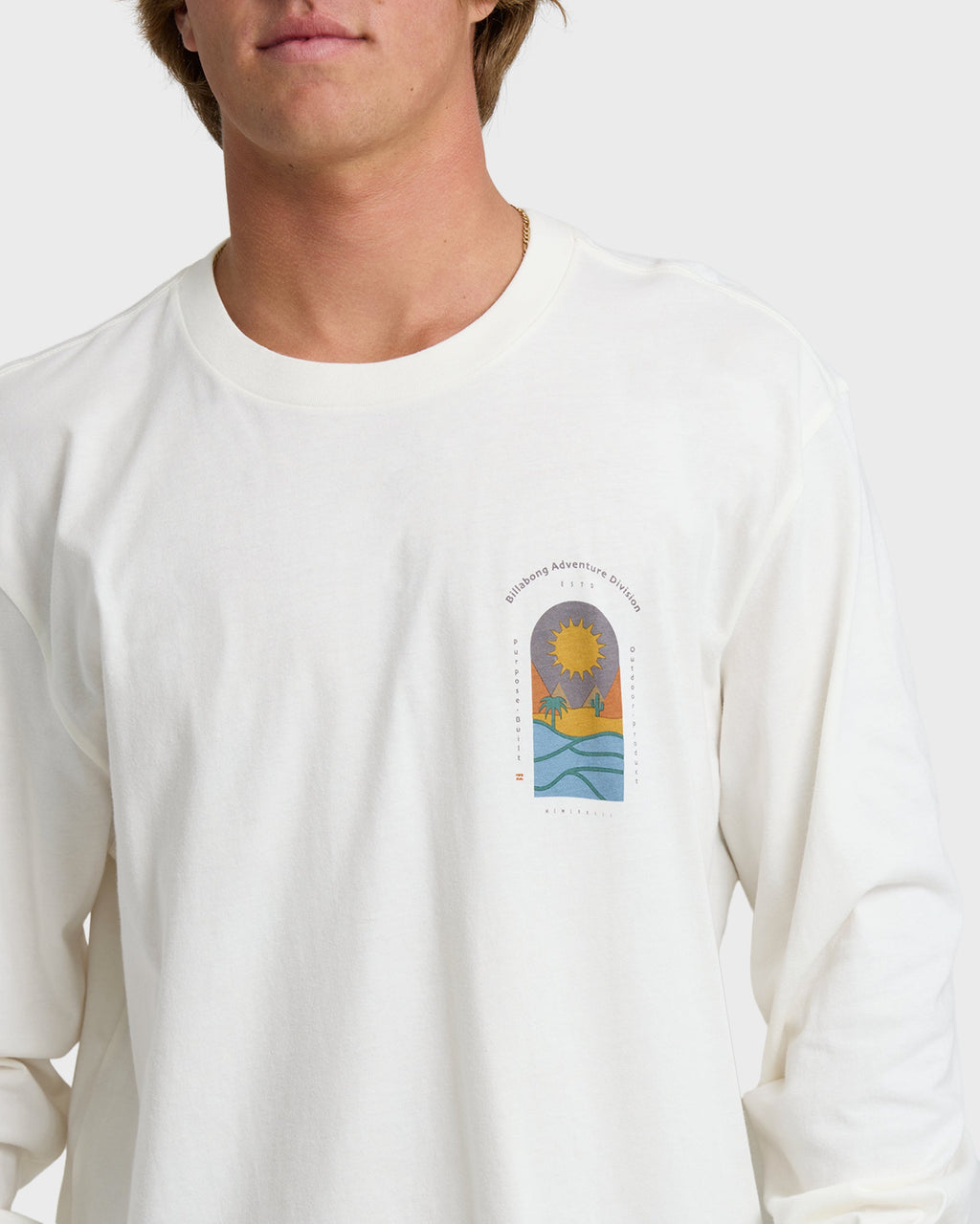 New View Adiv Premium Long Sleeve T-Shirt - Off White